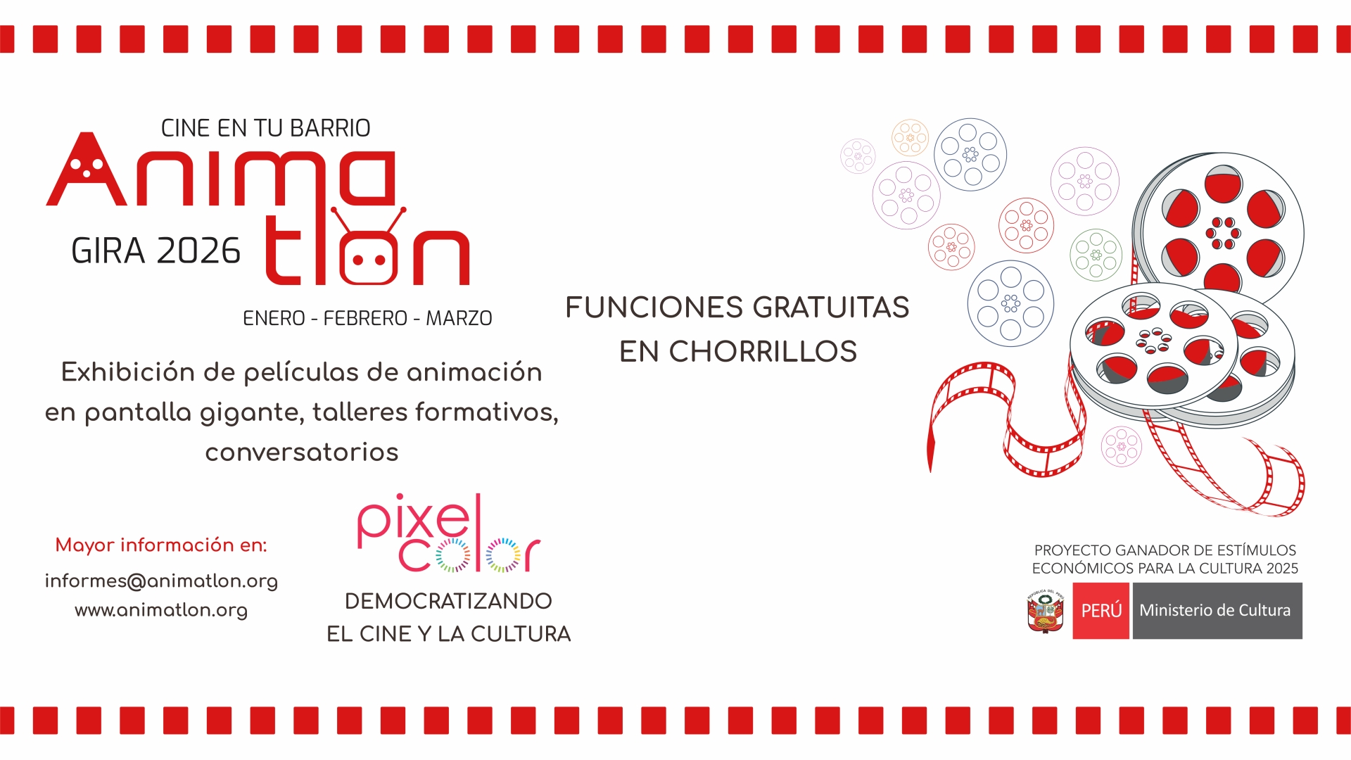 Banner de Animatlon, gira 2026.